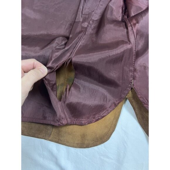 Vintage‎ Suede Jacket Woodstock California 70s Leather | Brown | Women's Small - Picture 10 of 16